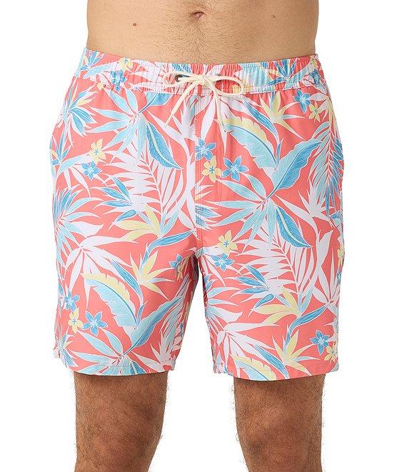 O'Neill Hermosa E-Waist Printed 17#double; Outseam Swim Trunks Product Image