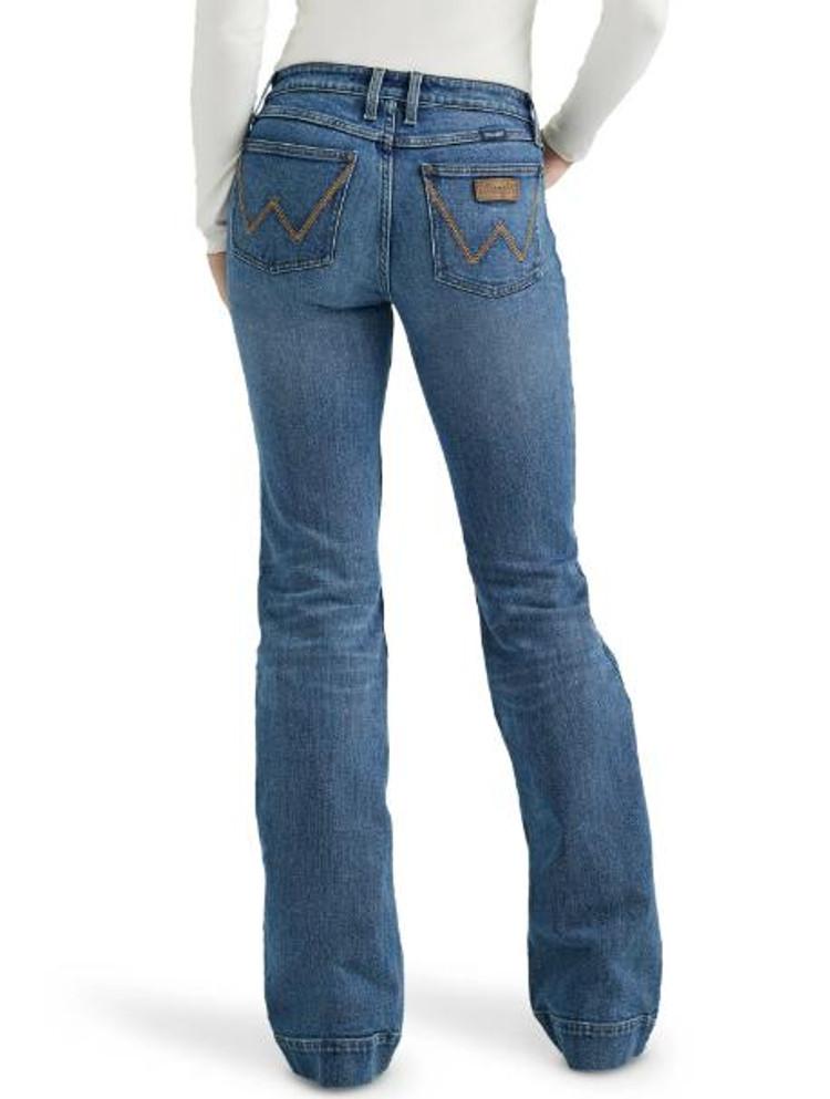 SALE Wrangler Retro® Ladies' Mae Mid Rise Trouser Jeans Product Image