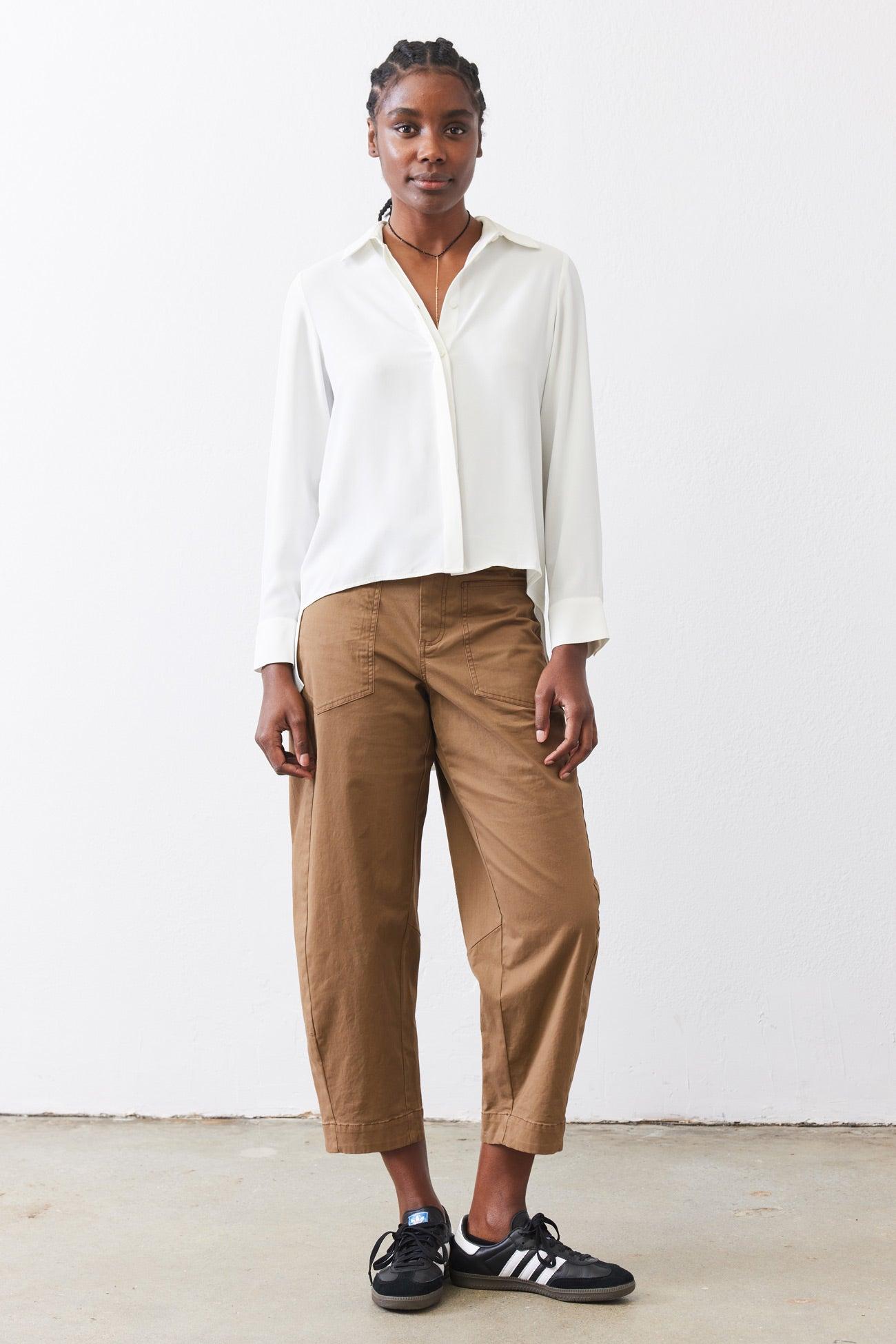 The Slouchy Soft Twill Pants Product Image