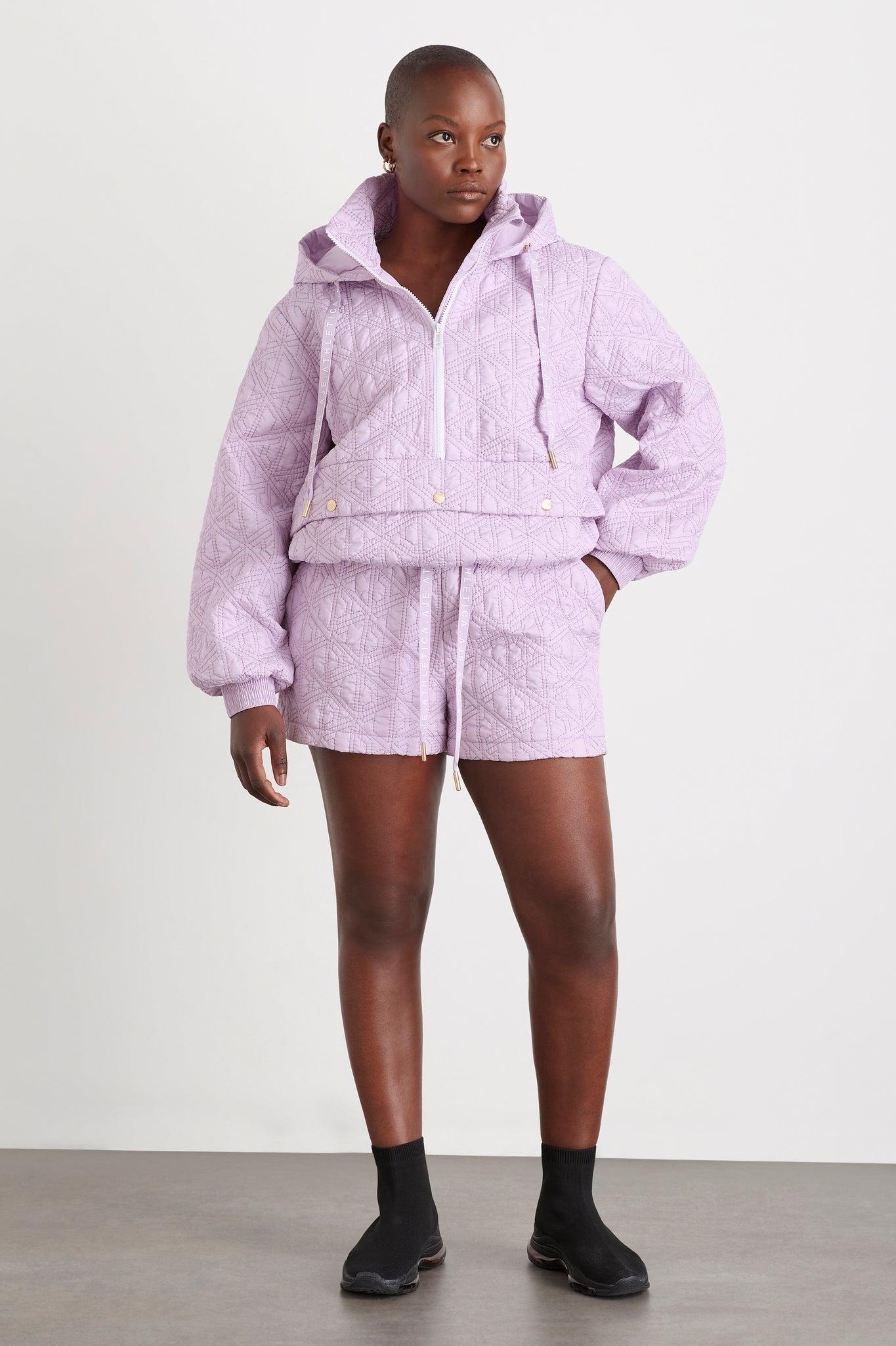 Quilted Logo Spray Shorts 623 Product Image