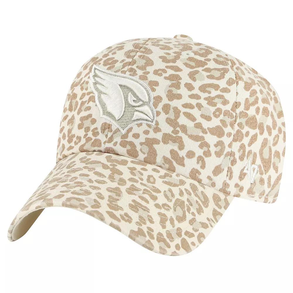 Women's '47 Natural Arizona Cardinals Panthera Clean Up Adjustable Hat, Beige Product Image