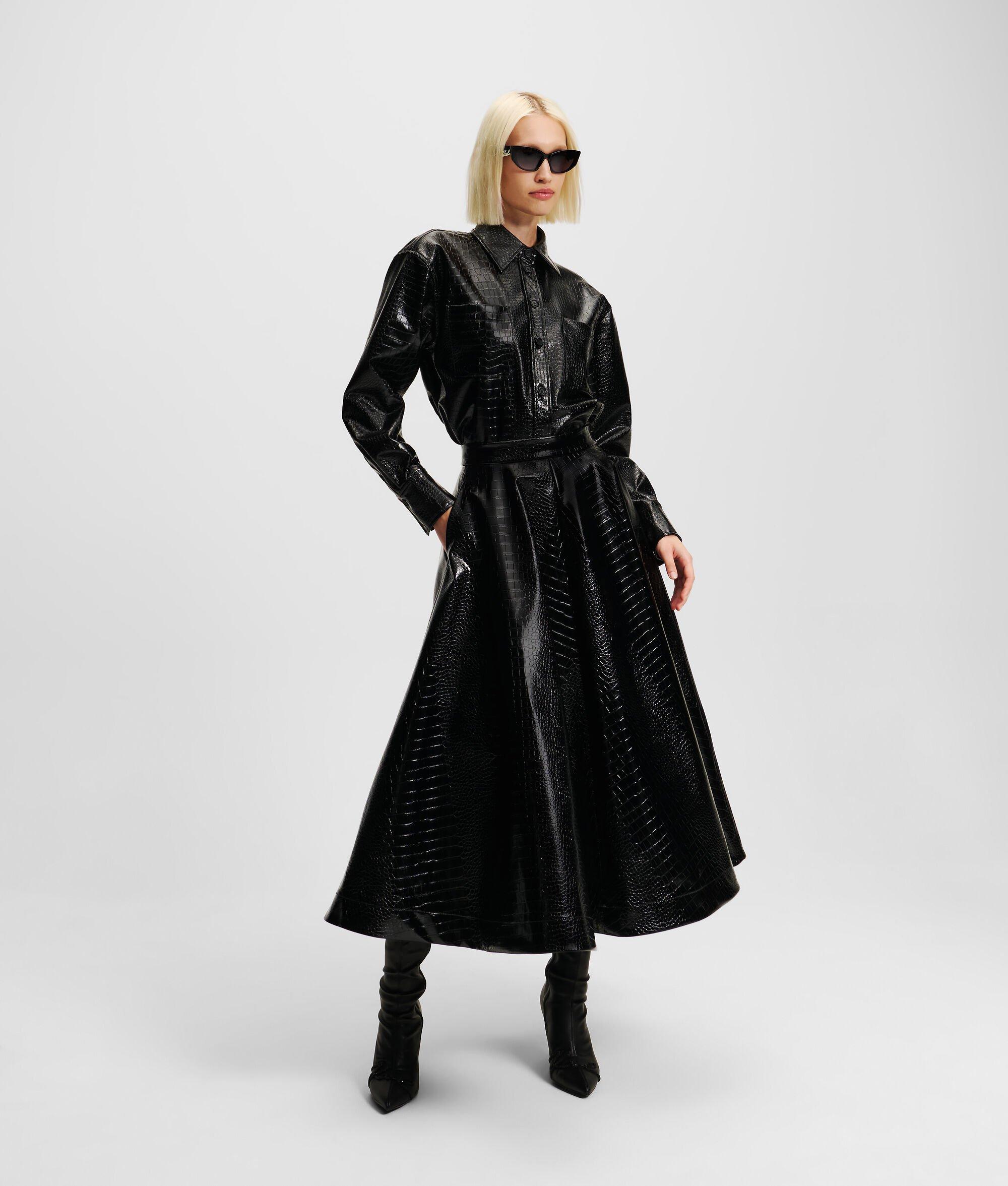 FAUX-LEATHER SHIRT Product Image