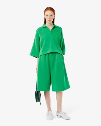 Runway Oversized Satin Bermuda Shorts Product Image