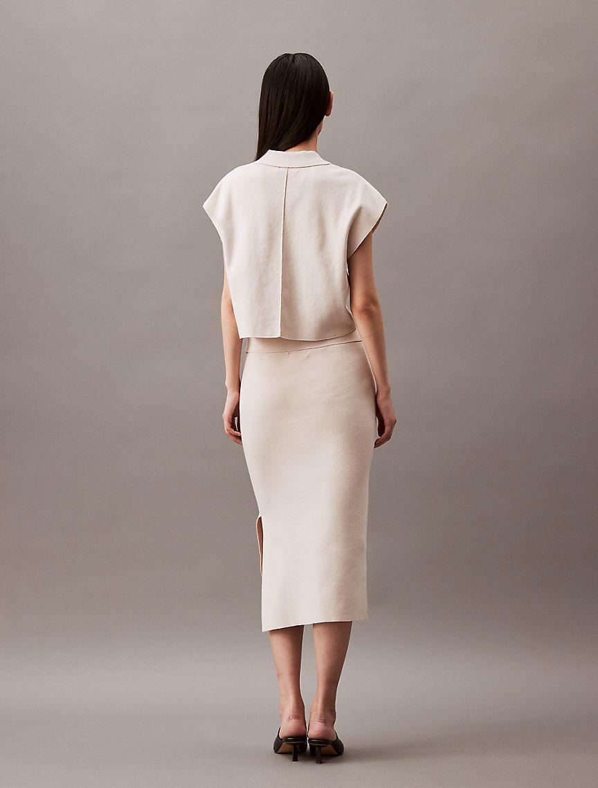 Split Hem Midi Skirt Product Image