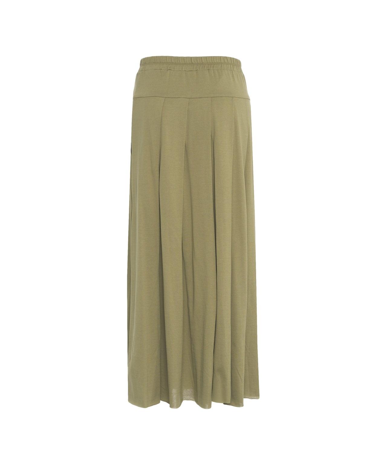Pleated maxi skirt Product Image