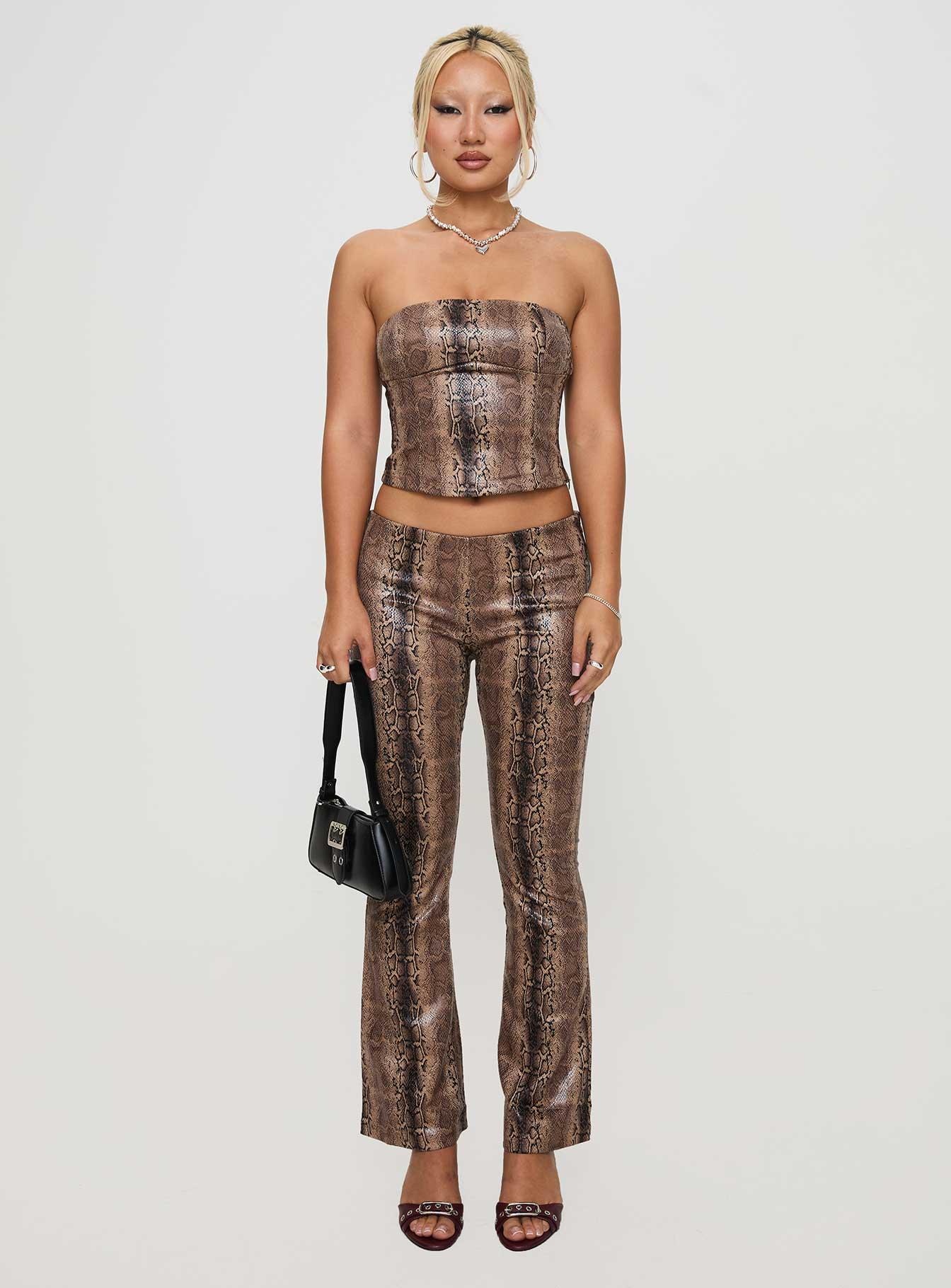 Slither Pants Snake Print Product Image