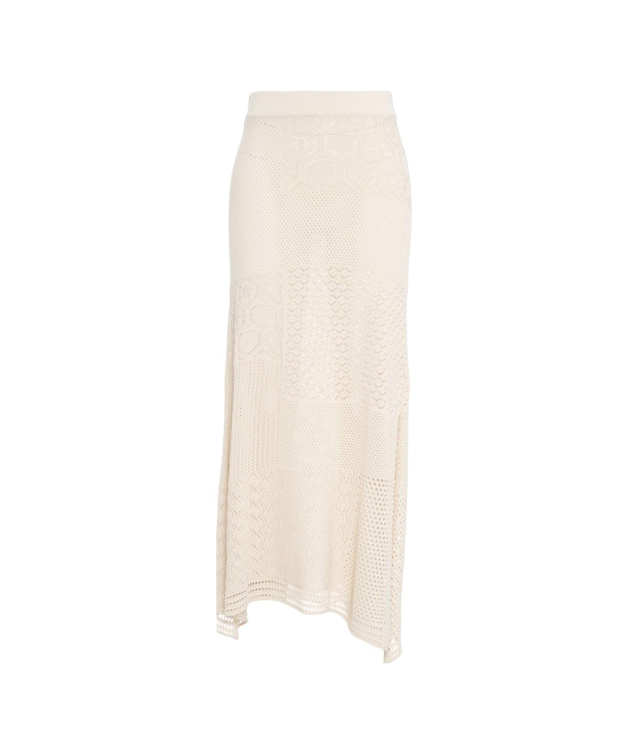Lace crochet maxi skirt Product Image