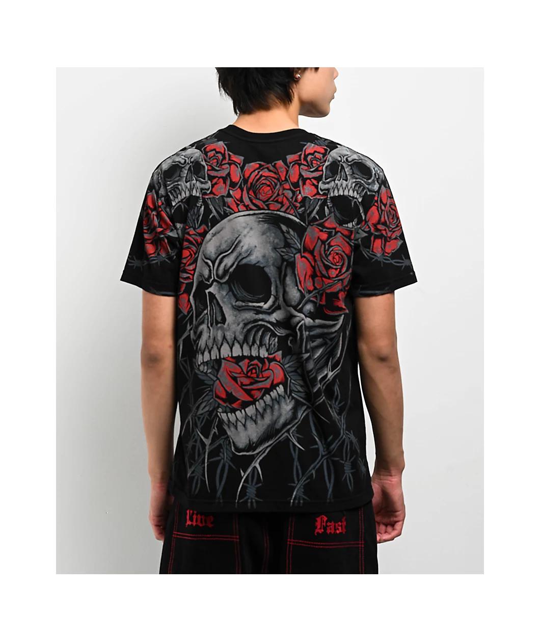 Affliction Bloodletter Black T-Shirt Product Image