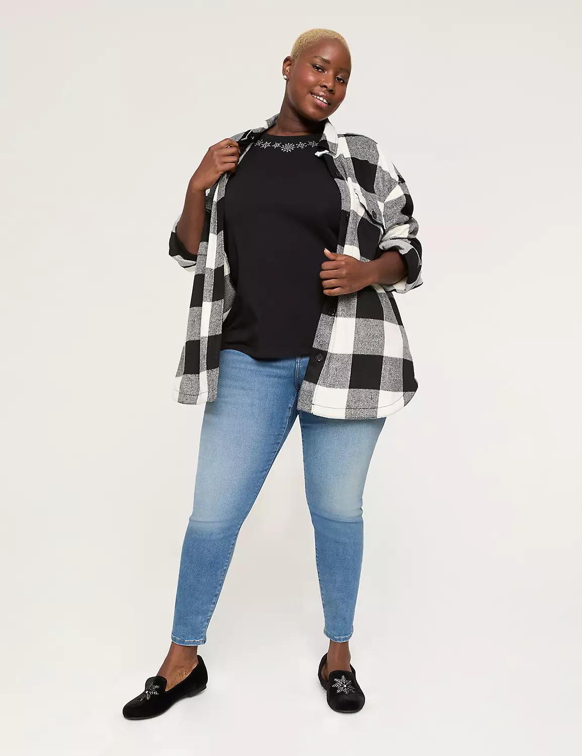 Embellished Crew-Neck Top Product Image