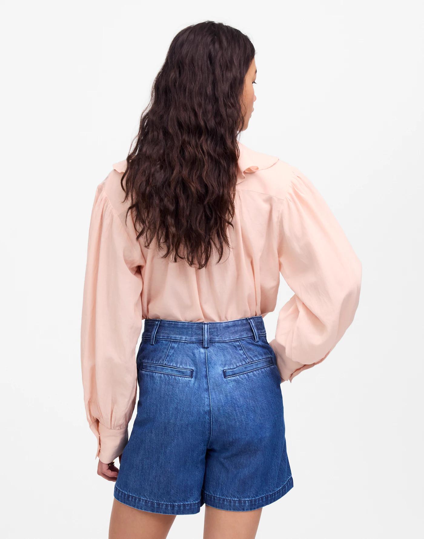 The Harlow Superwide Jean Short: Airy Denim Edition Product Image