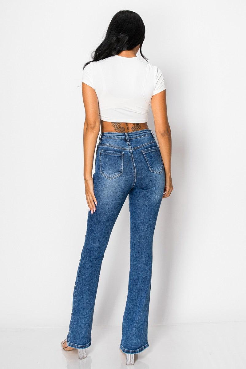 Embellished Bootcut Jeans Product Image