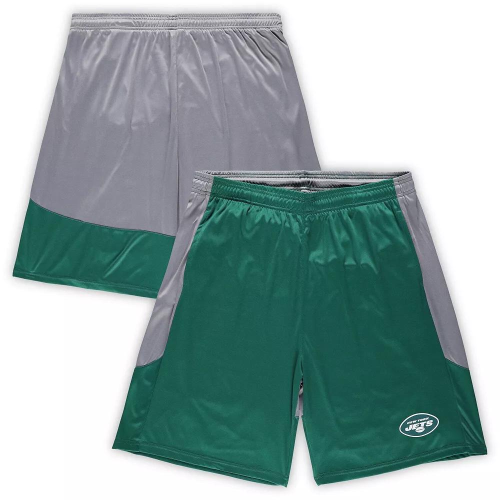 Men's Fanatics Green New York Jets Big & Tall Team Logo Shorts,  Product Image