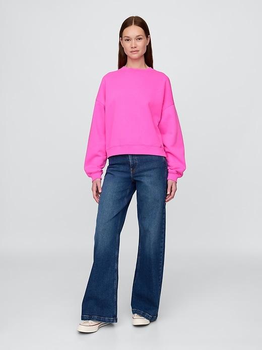 VintageSoft Wedge Crewneck Sweatshirt Product Image