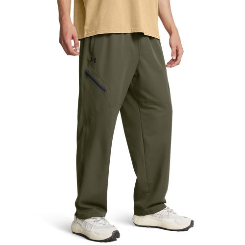 Under Armour Mens Under Armour Unstoppable Straight Pant - Mens Black/Black Product Image