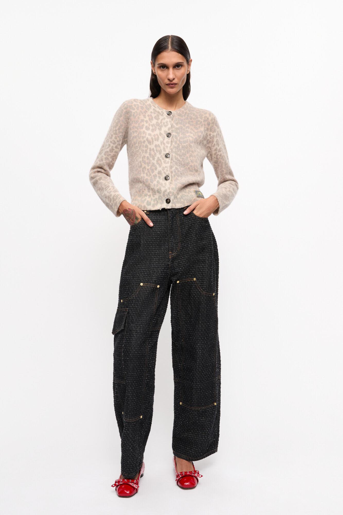 Leopard Printed Cardigan Product Image