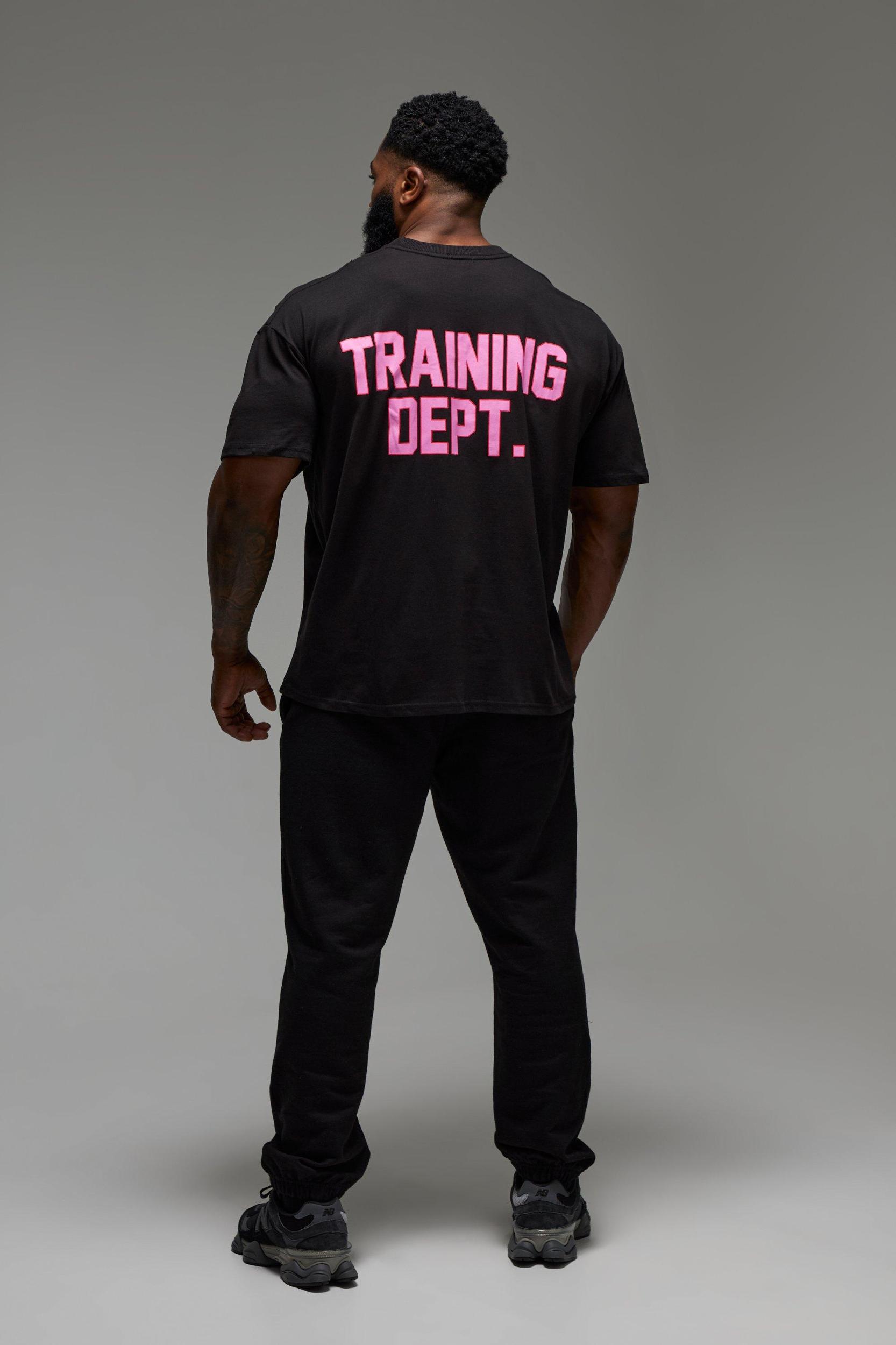 Training Dept Oversized T-shirt | boohooMAN USA Product Image