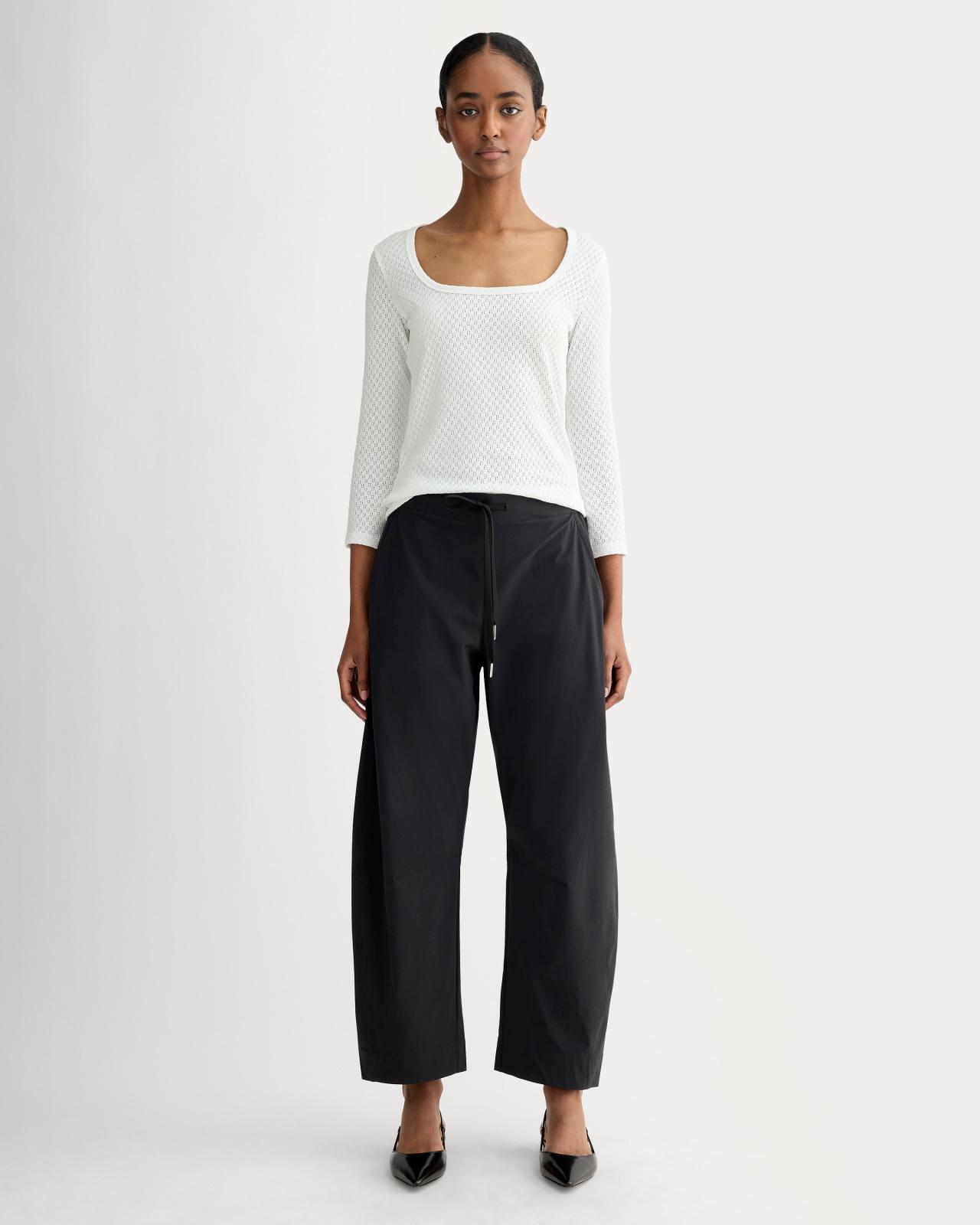 Womens Pointelle Scoop-Neck Top T-Shirt by Everlane Product Image