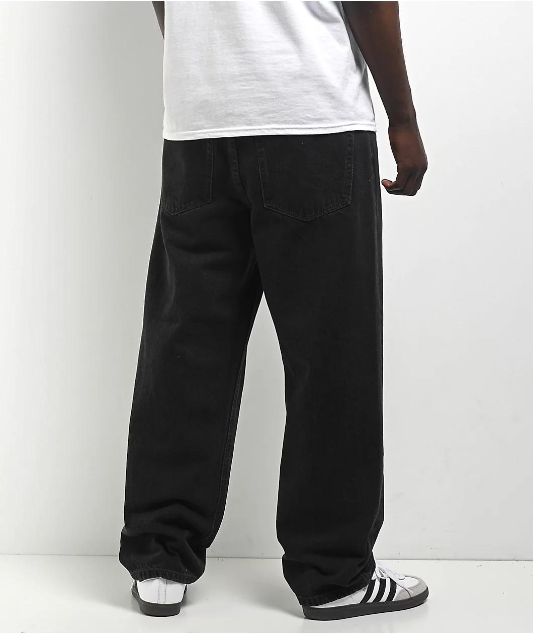 Empyre Loose Fit Black Shmutz Wash Skate Jeans Product Image