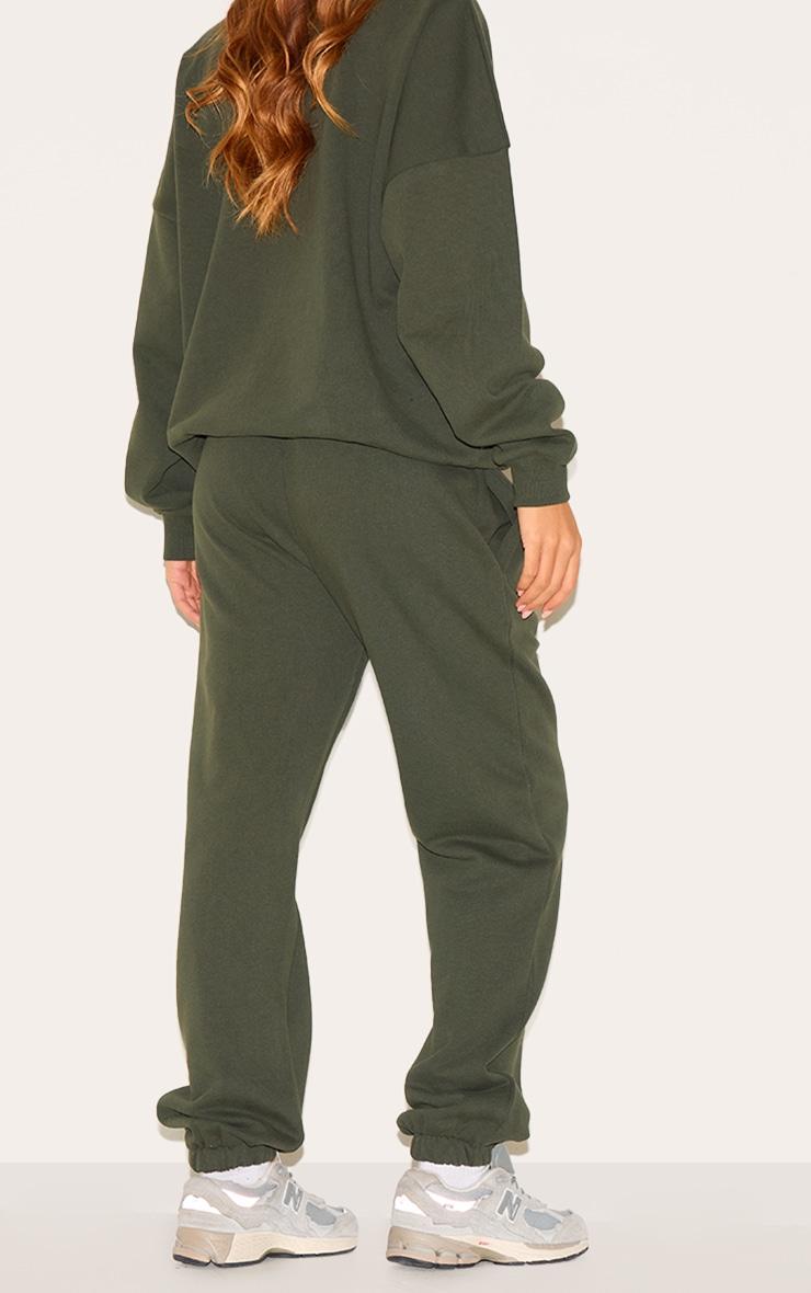 Khaki Premium Cuffed Sweat Sweatpants Product Image