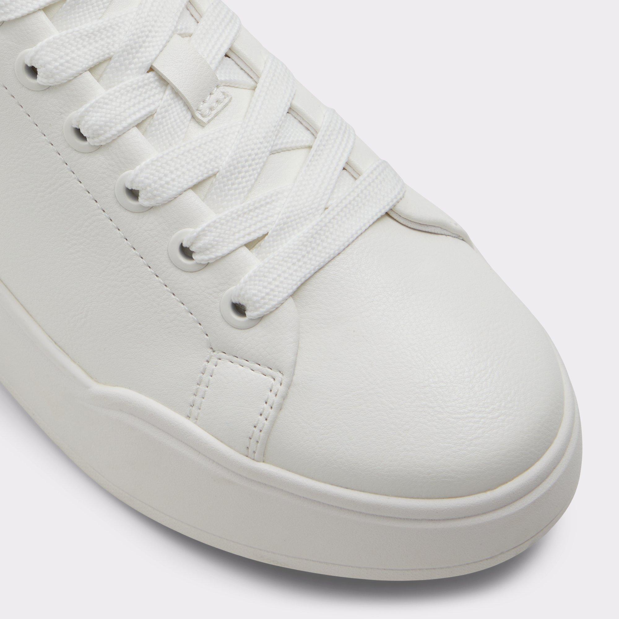Halerenna White Combo Synthetic Smooth Women's Low top sneakers | ALDO US Product Image