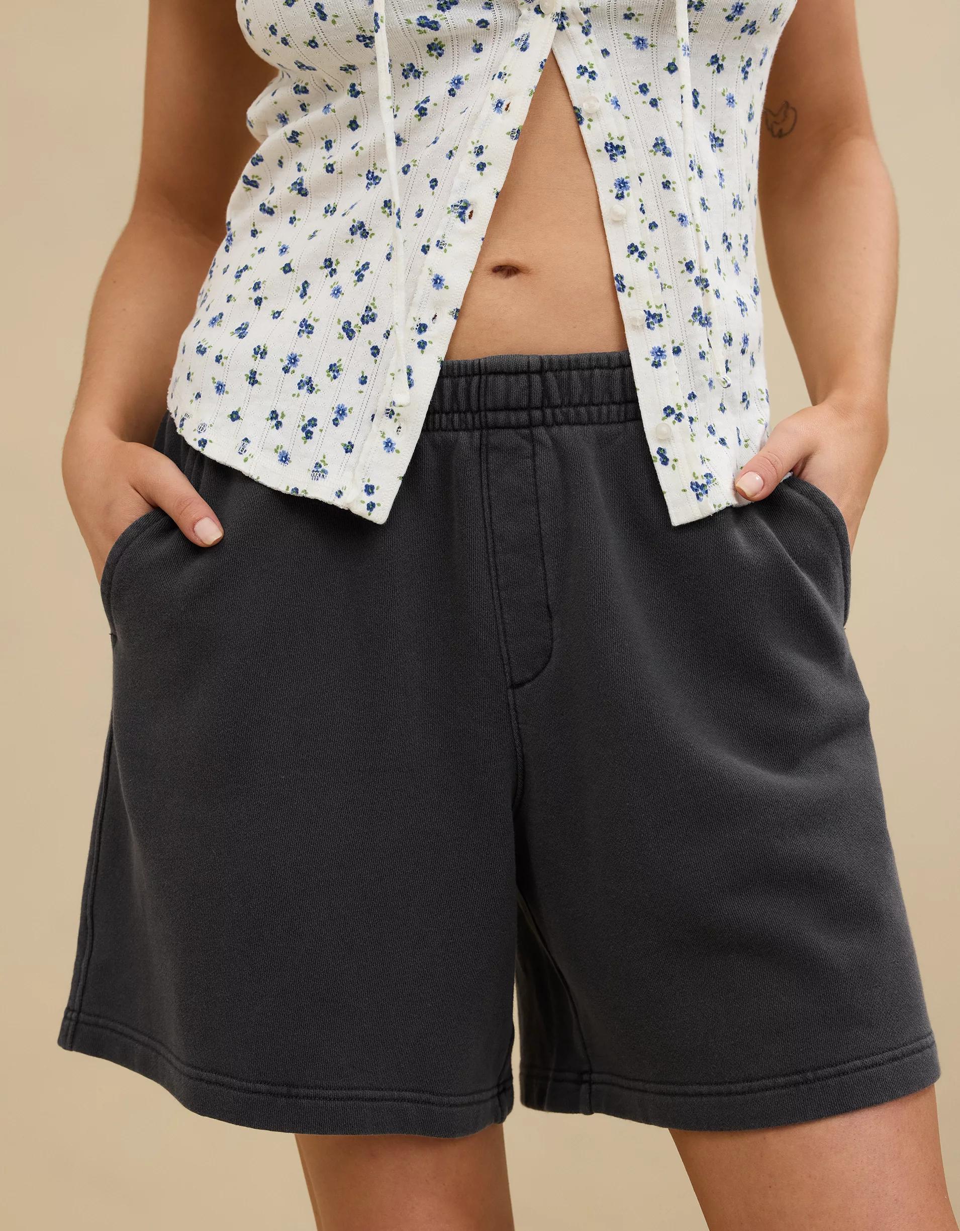 Aerie Long Fleece Short Product Image