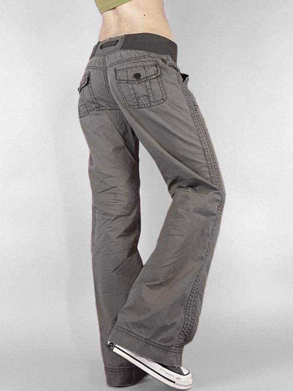 Threaded Drawstring Waistband Boyfriend Jeans Product Image