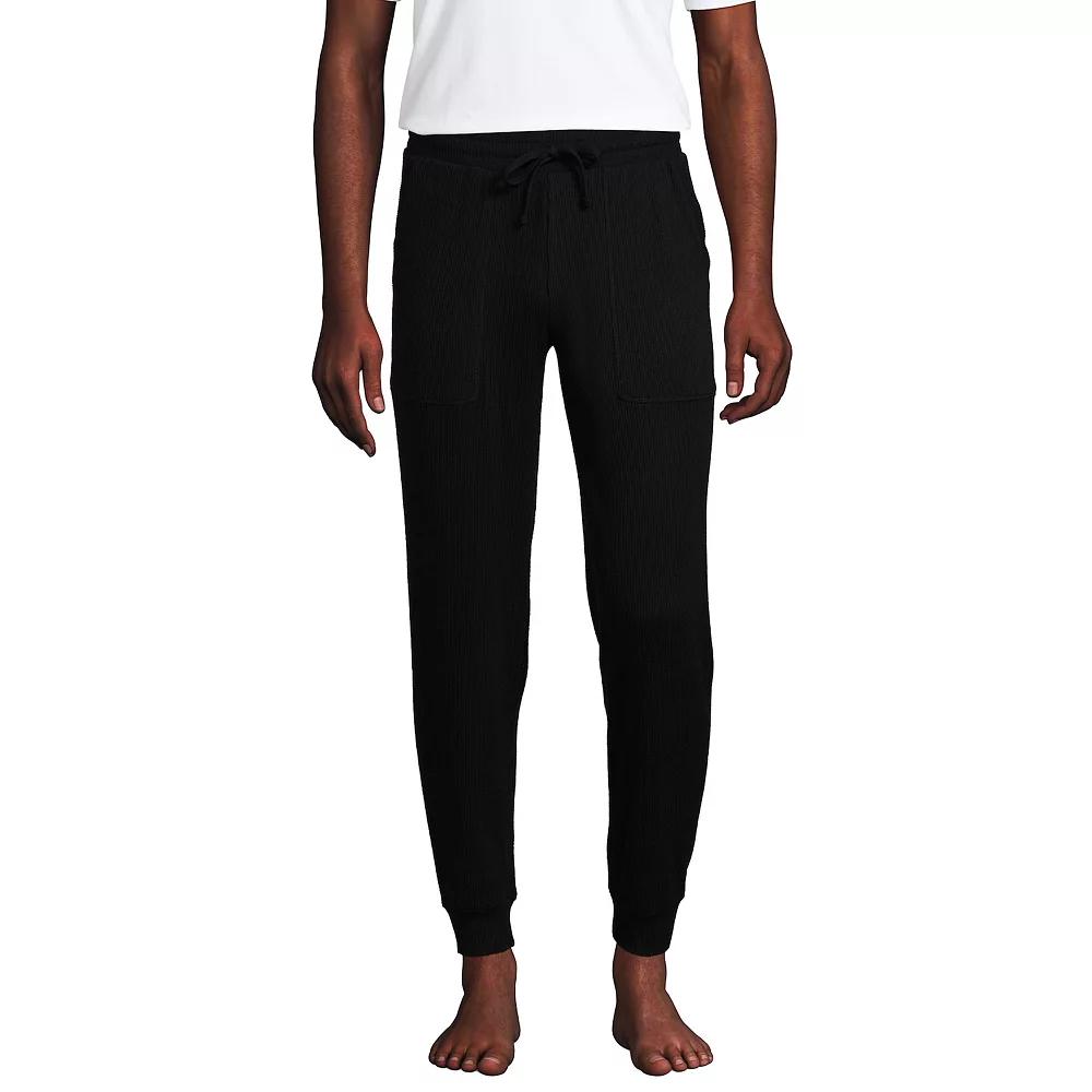 Men's Lands' End Brushed Rib Joggers,  Product Image