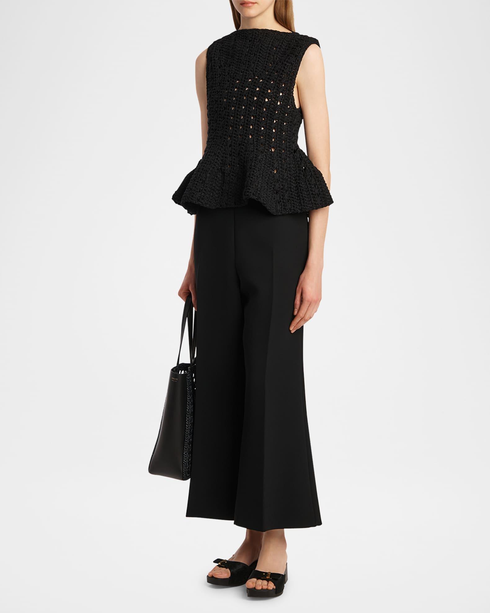 Yuka Crochet Peplum Top Product Image