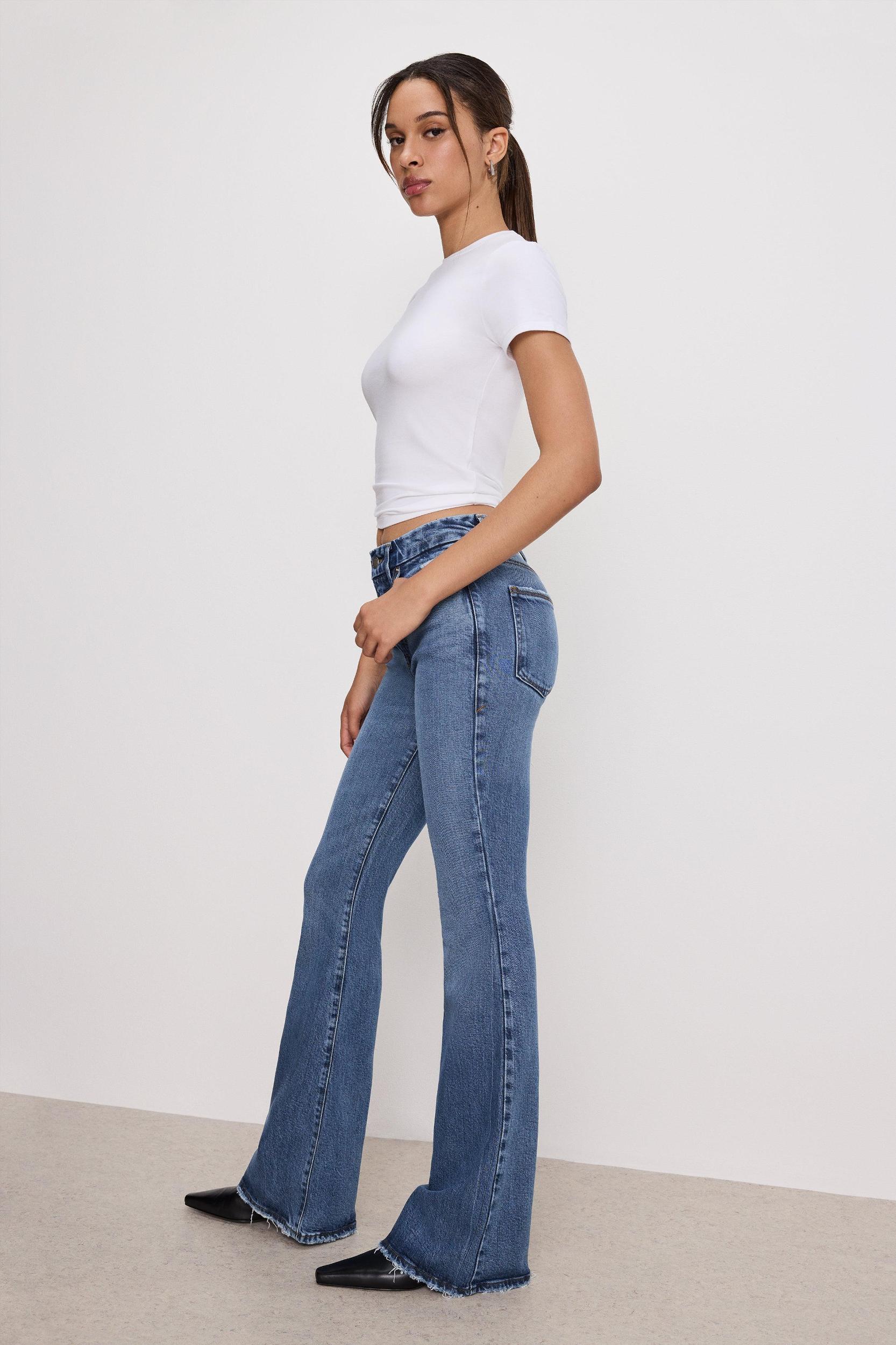SOFT-TECH GOOD LEGS FLARE JEANS | INDIGO513 Product Image