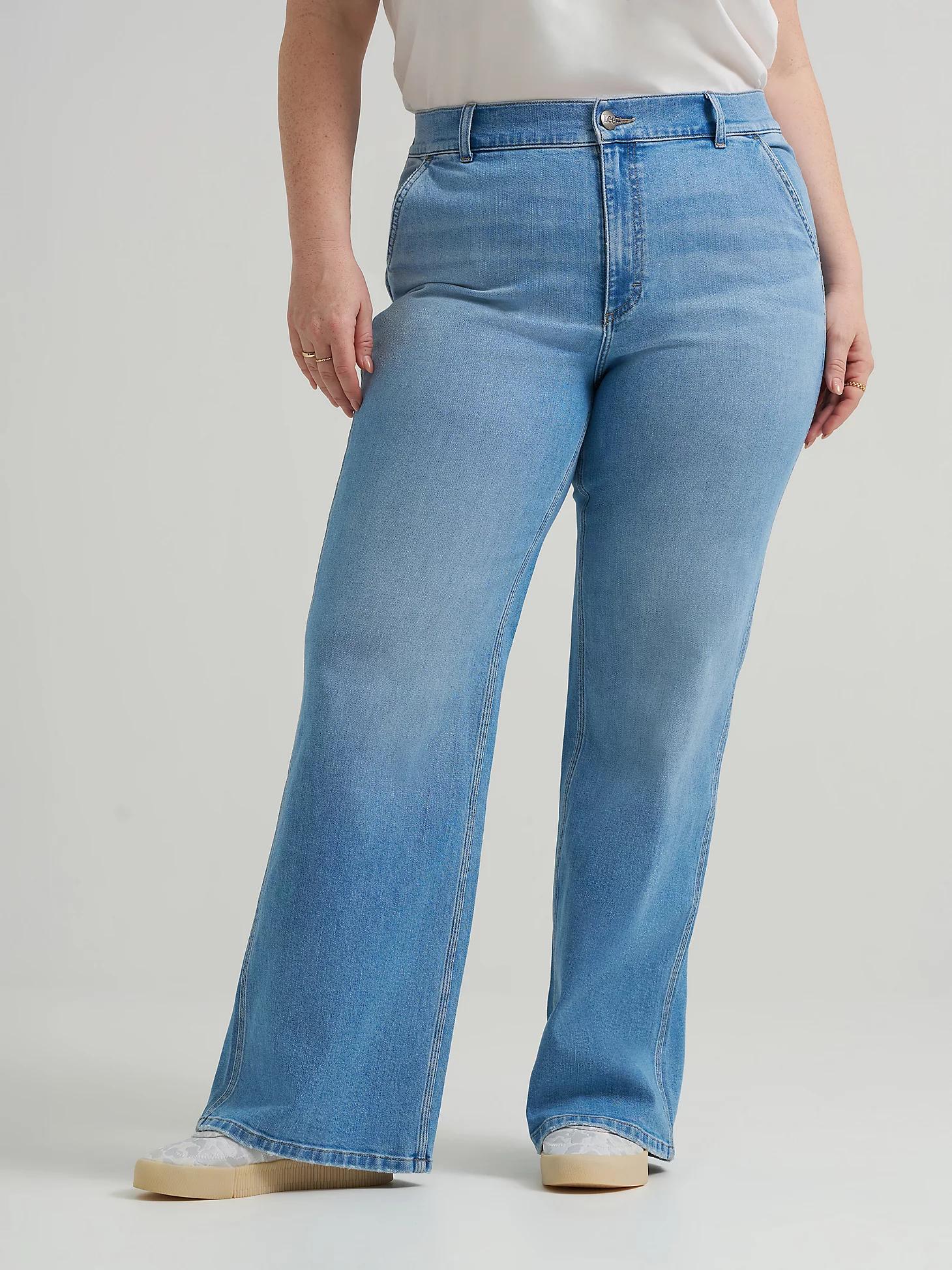 Women's Legendary High Rise A-Line Jean (Plus) | Women's Jeans | Lee® Product Image