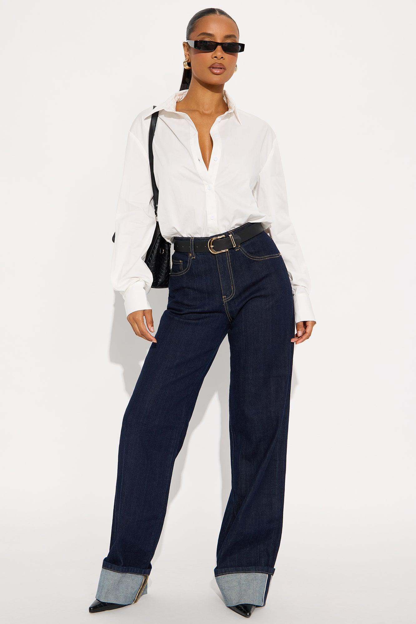 Most Loved Poplin Bodysuit - White Female Product Image