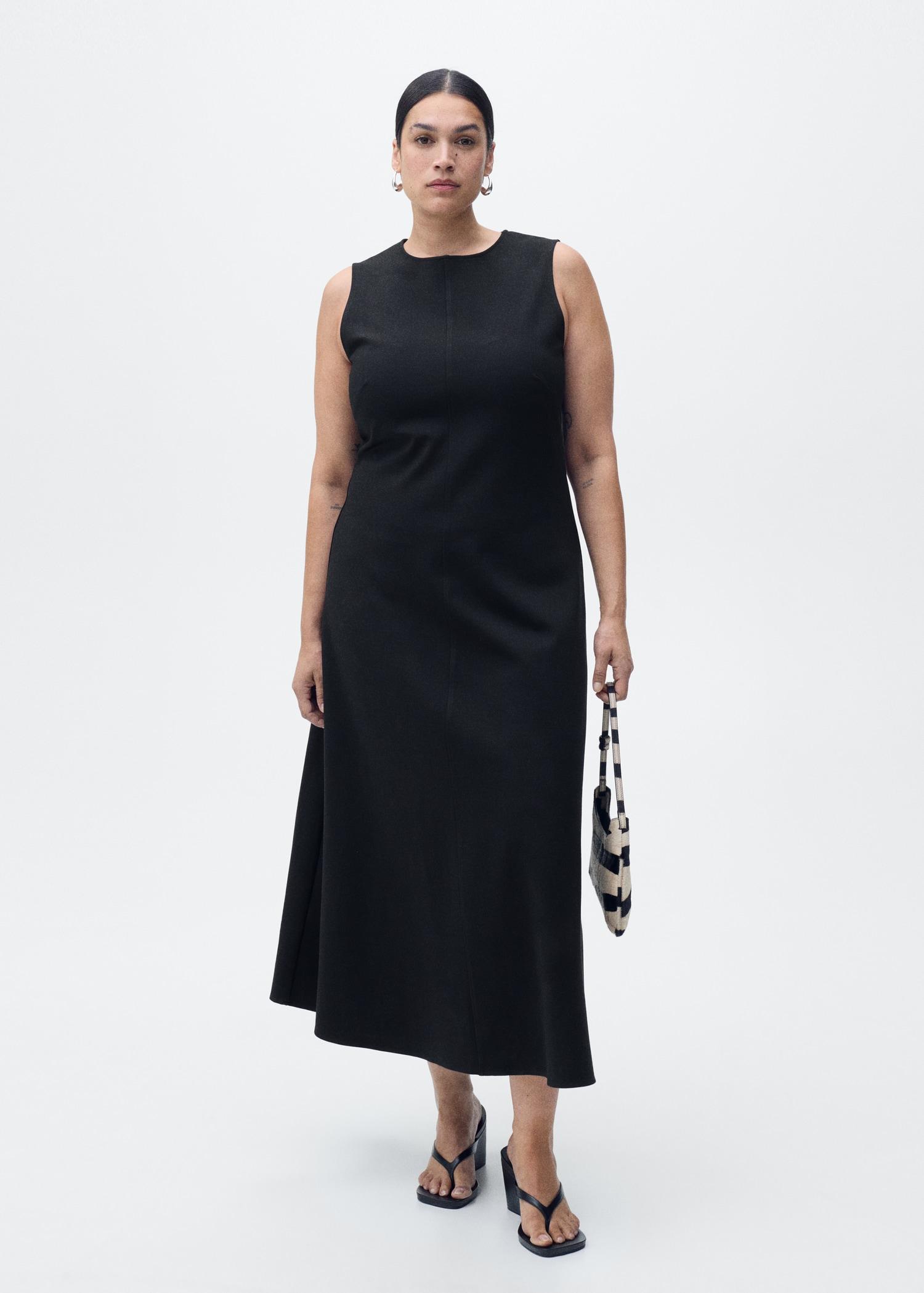 Flared midi-dress - Women | MANGO USA Product Image