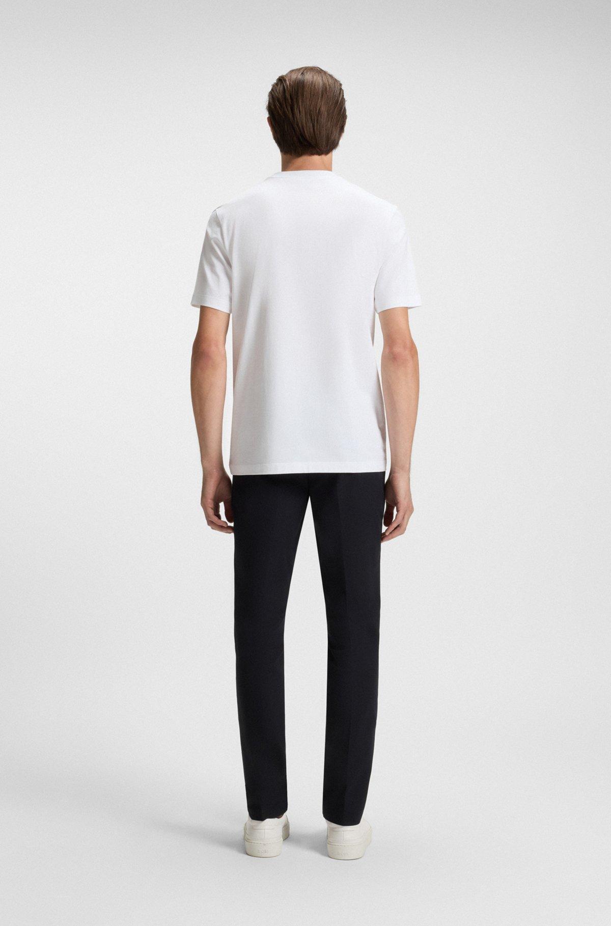 Cotton-jersey T-shirt with logo artwork Product Image