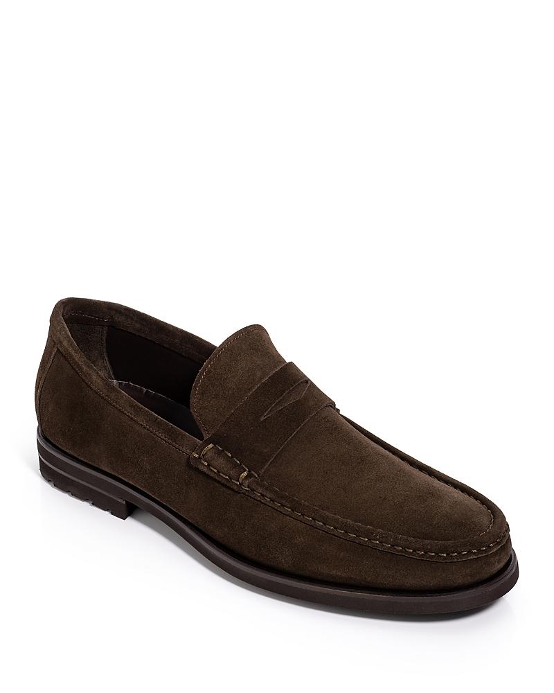Mens Belfast Leather Penny Loafers Product Image