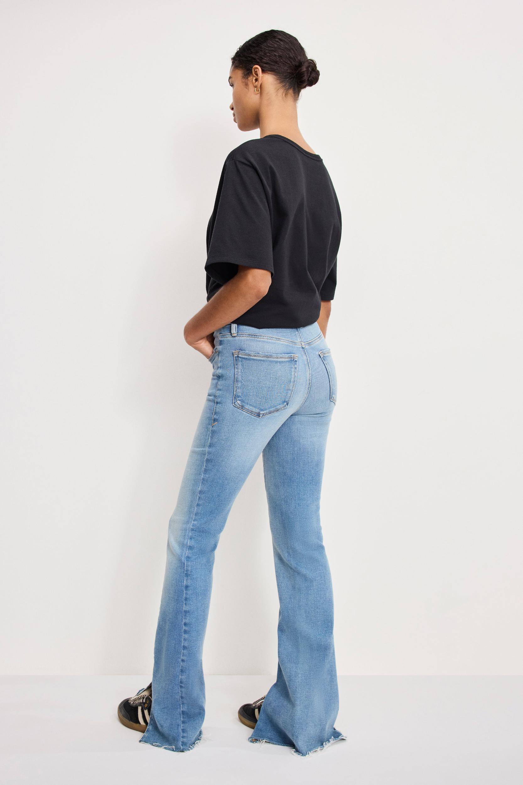SOFT TECH GOOD LEGS FLARE JEANS | INDIGO995 Product Image