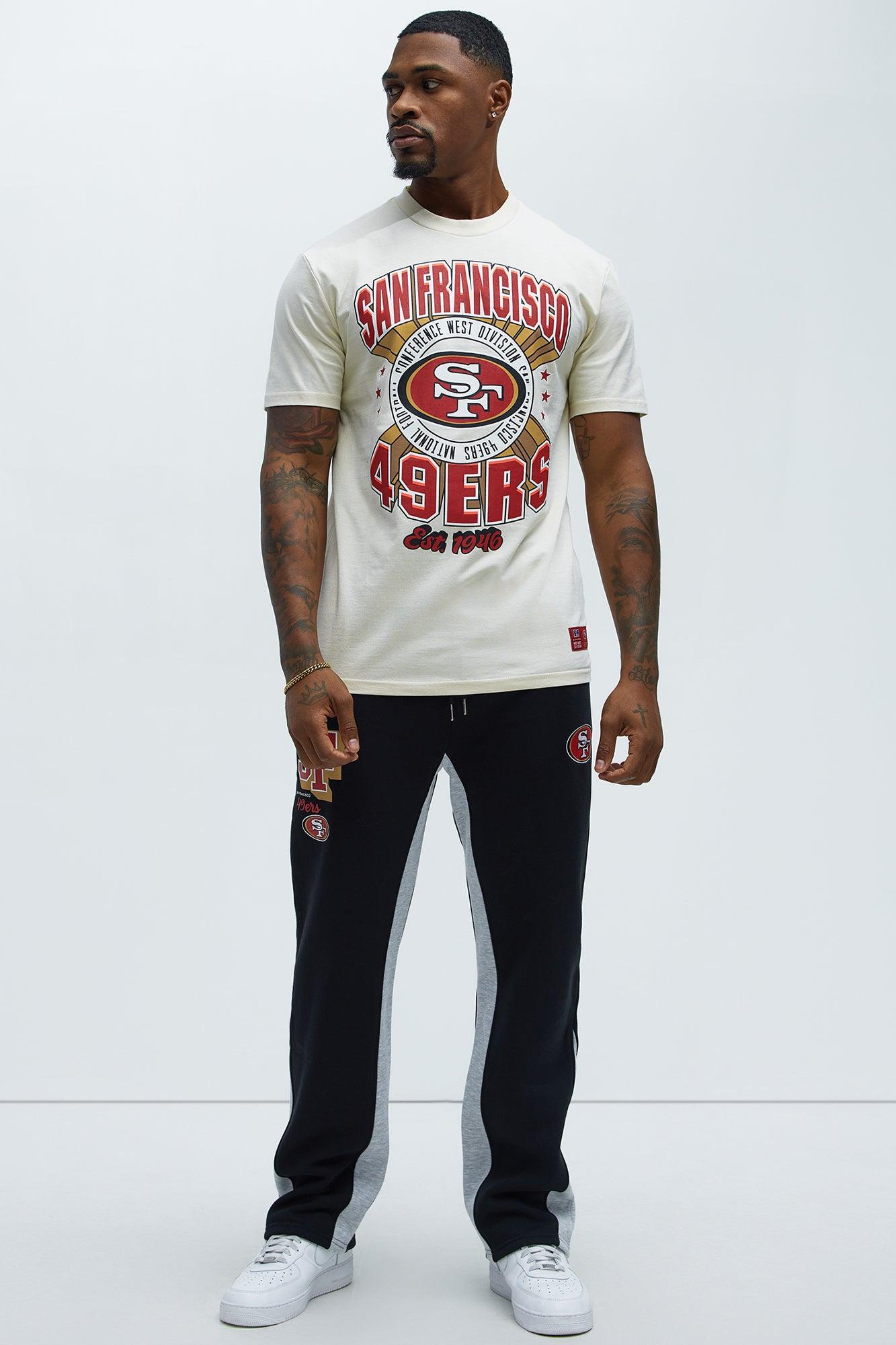 49ers Bold Flare Sweatpants - Black Product Image