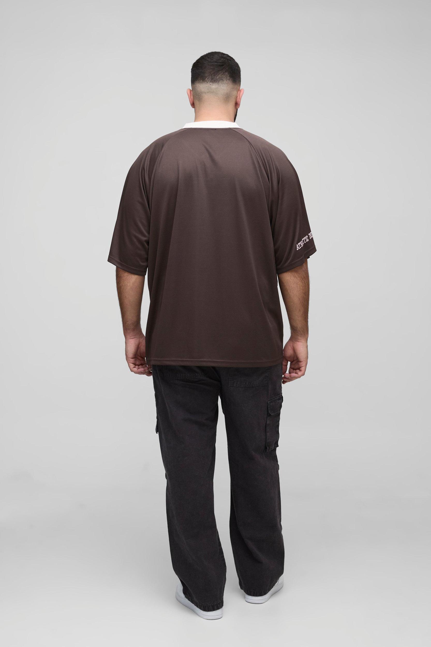 Plus Washed Ripstop Embroidered Relaxed Fit Cargo Pants | boohooMAN USA Product Image