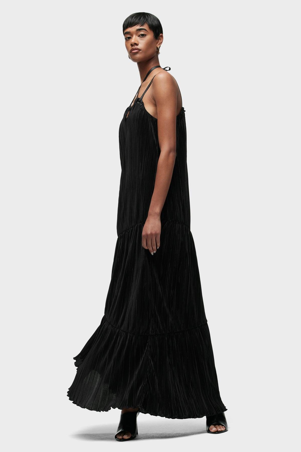 Plisse Tiered Dress Female Product Image