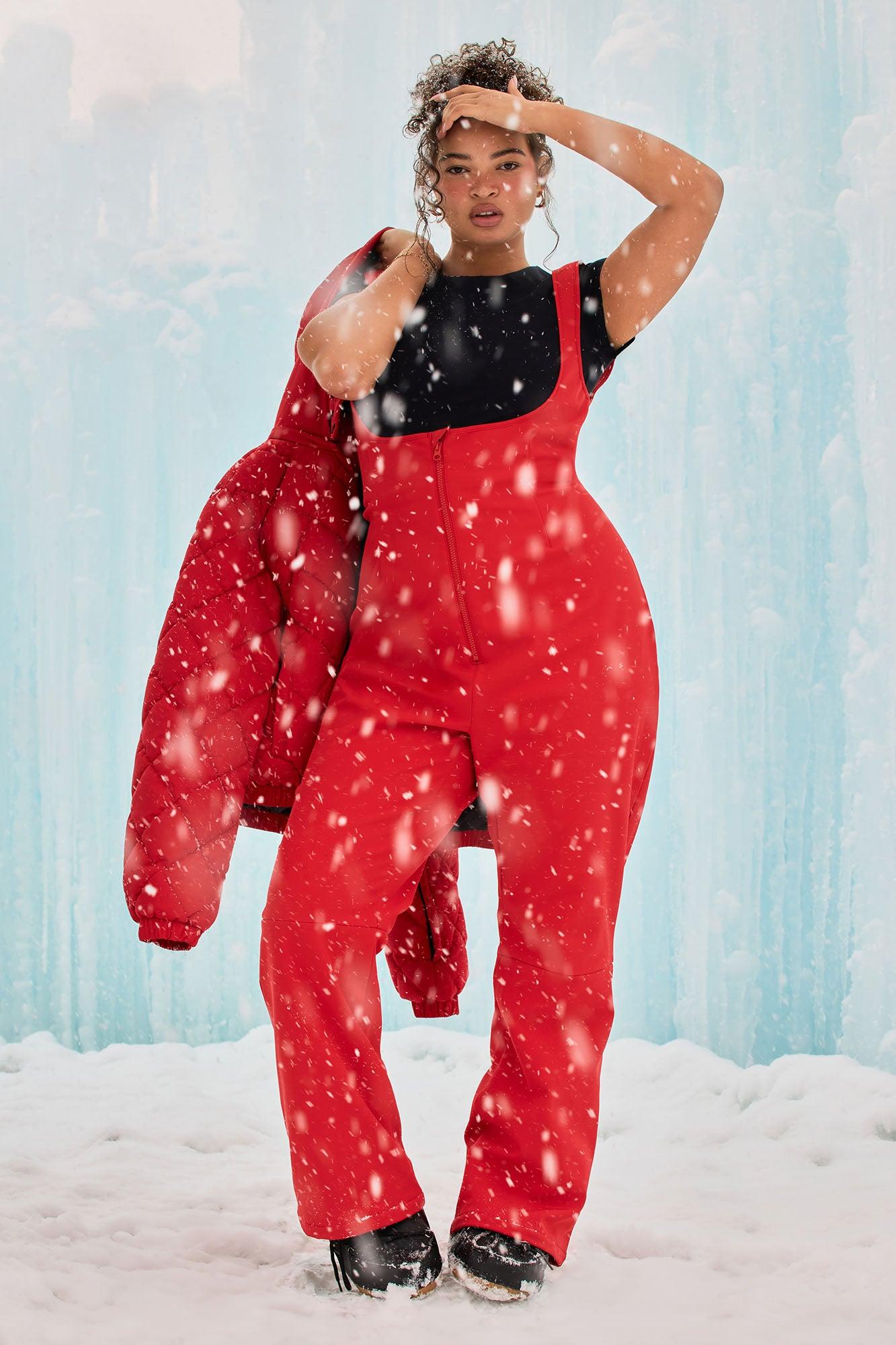 Out Cold Ski Jumpsuit - Red Product Image