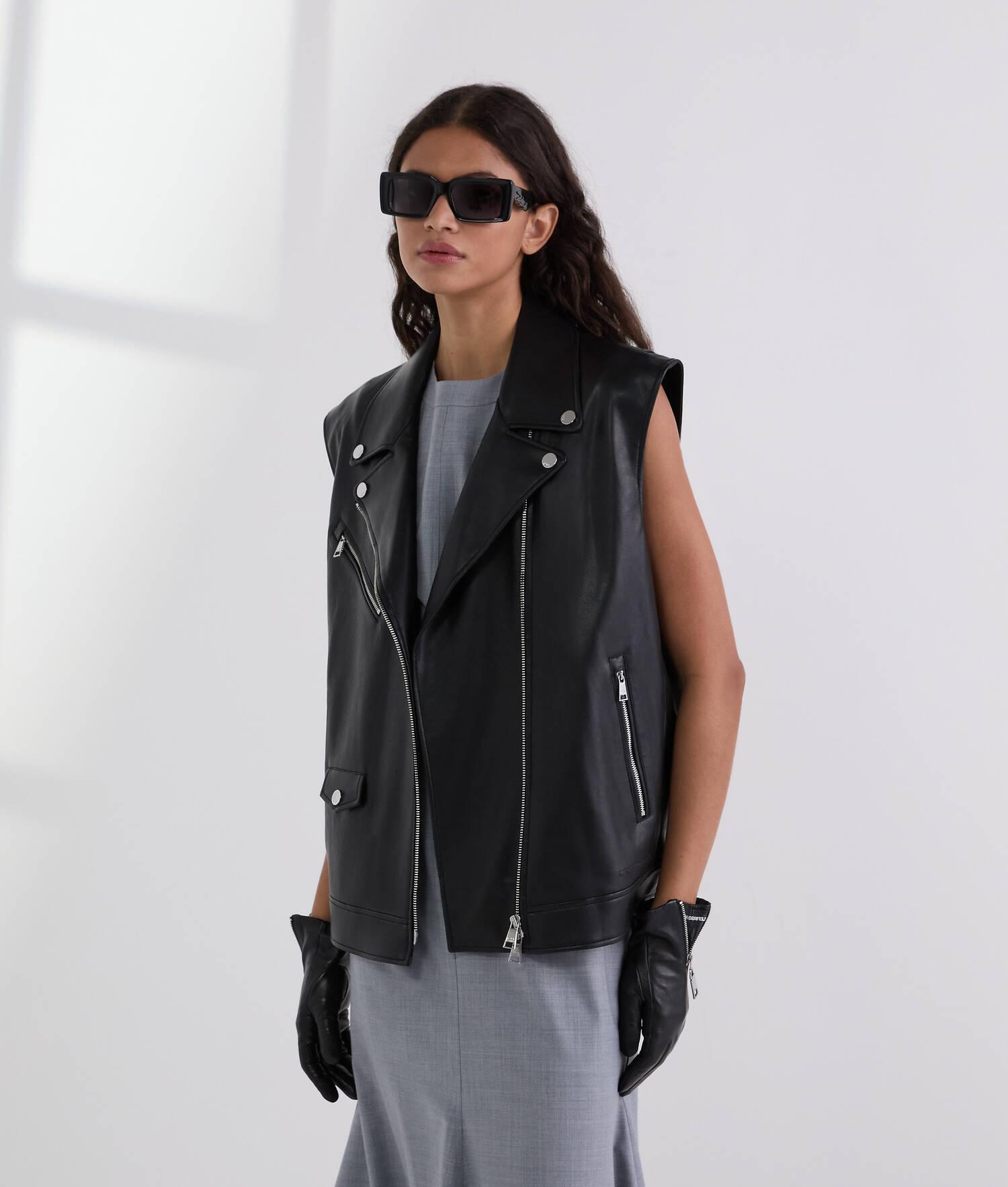 FAUX-LEATHER GILET Product Image