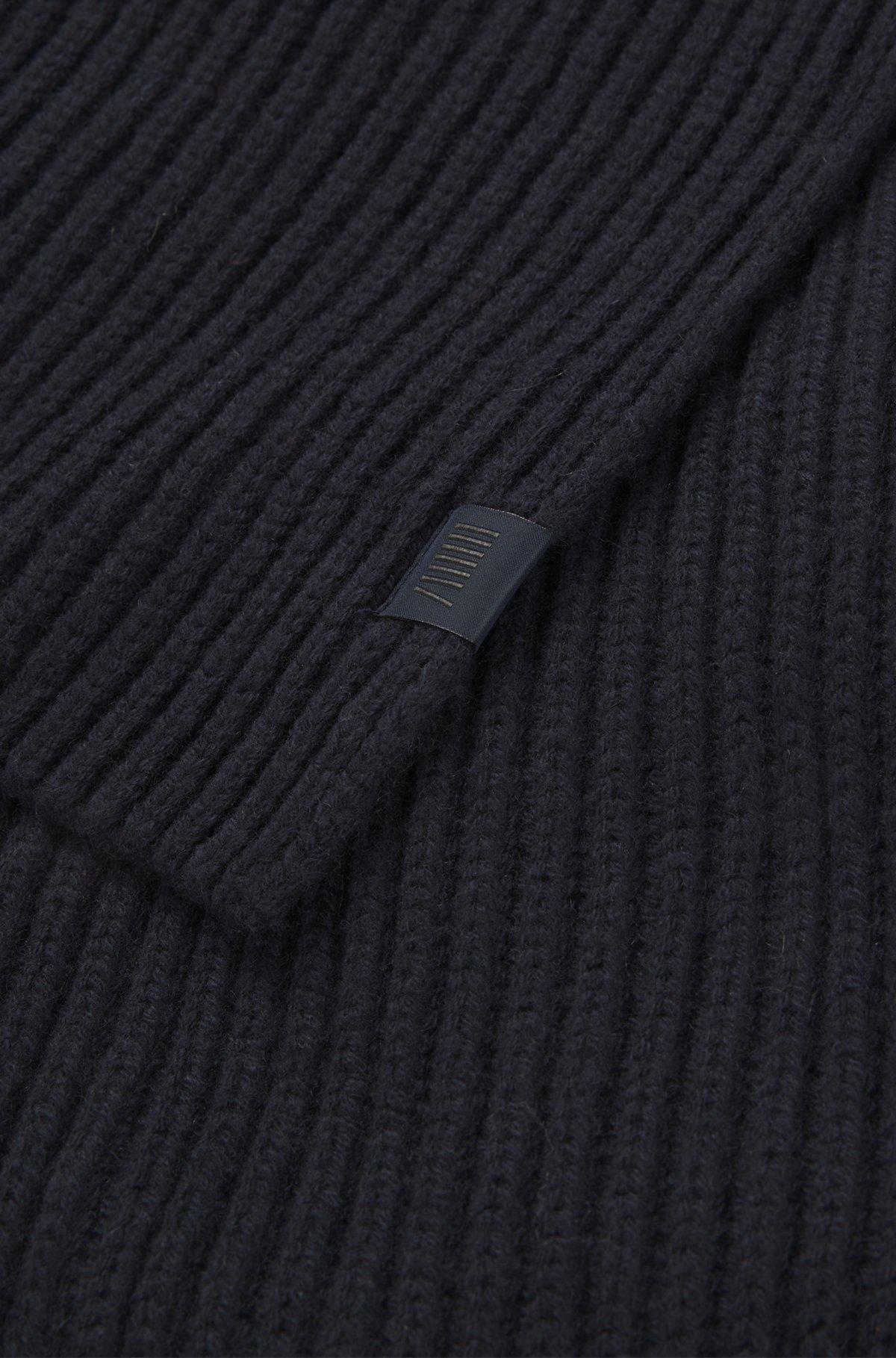 BECKHAM x BOSS scarf in virgin wool and cashmere Product Image