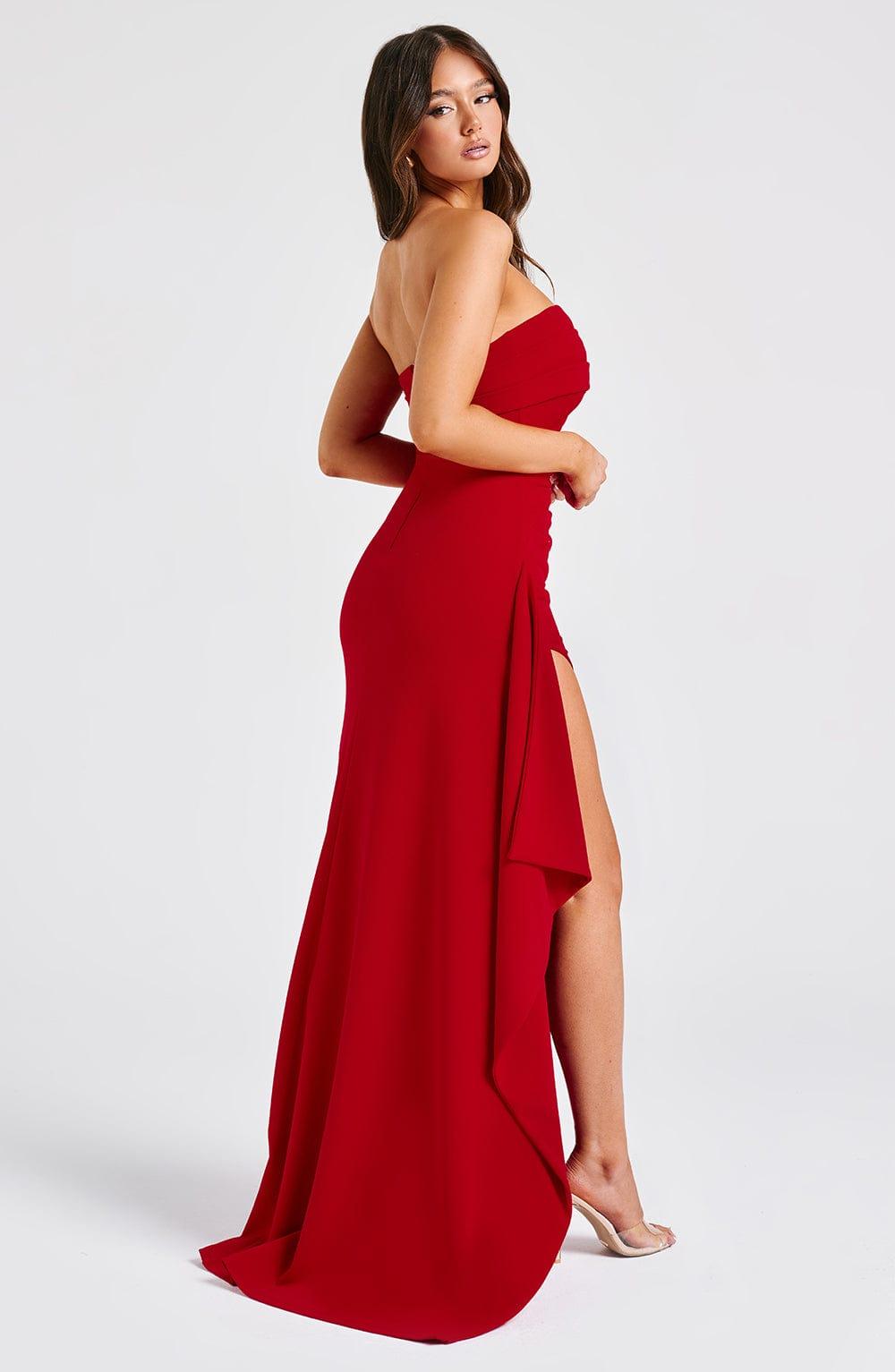 Zafira Maxi Dress - Red Product Image