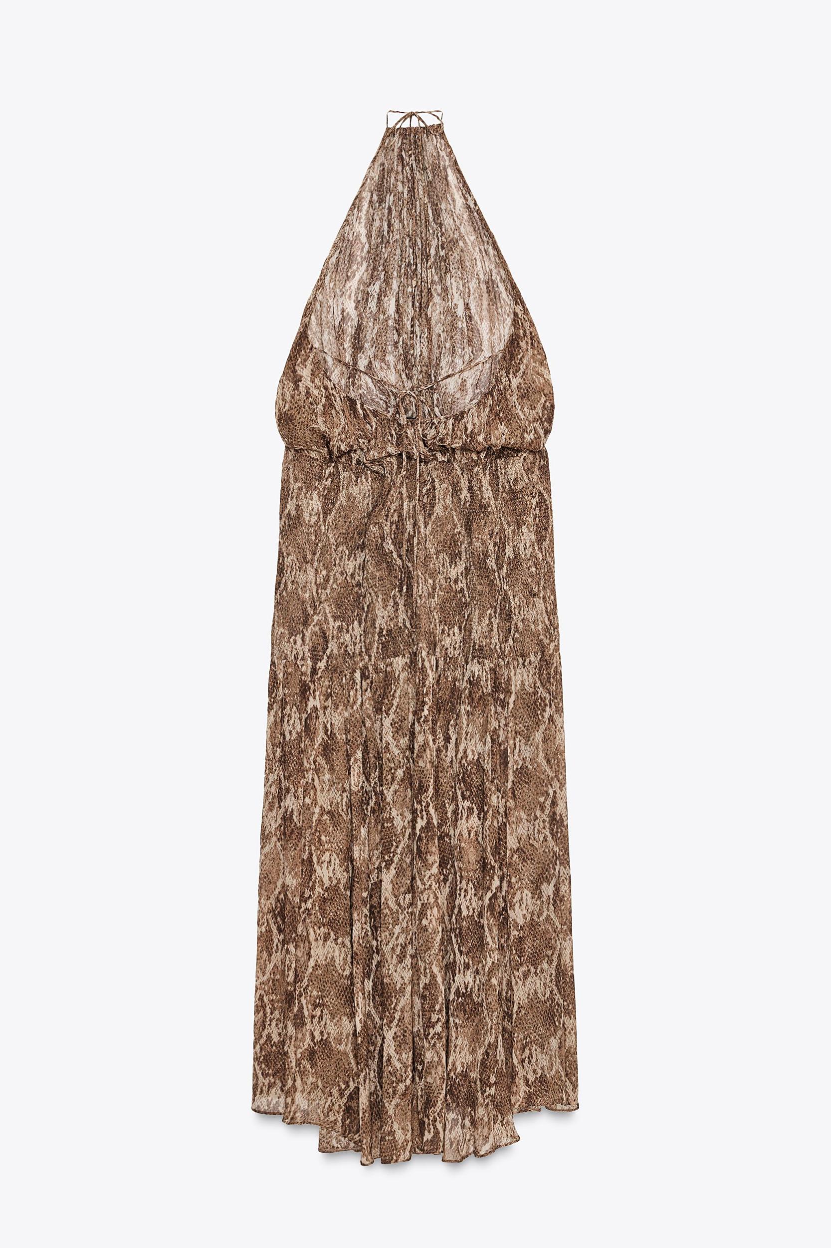 ZW COLLECTION PRINTED HALTER DRESS Product Image