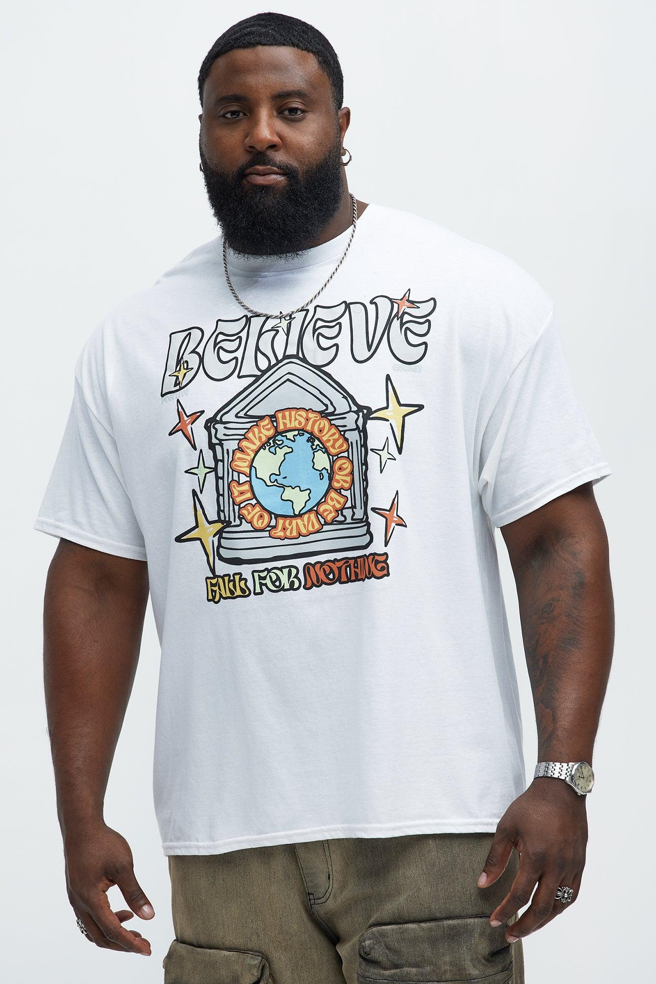 Fall For Nothing Short Sleeve Tee - White Product Image