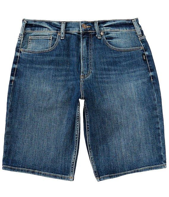 Silver Jeans Co. Zac 12#double; Relaxed Fit Mid Rise Denim Shorts Product Image
