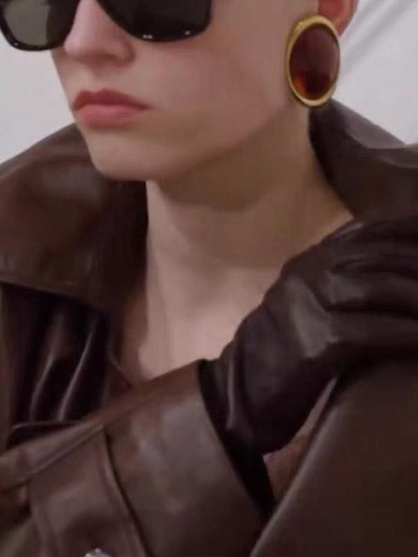 Geometric Split-Joint Earrings Accessories Product Image