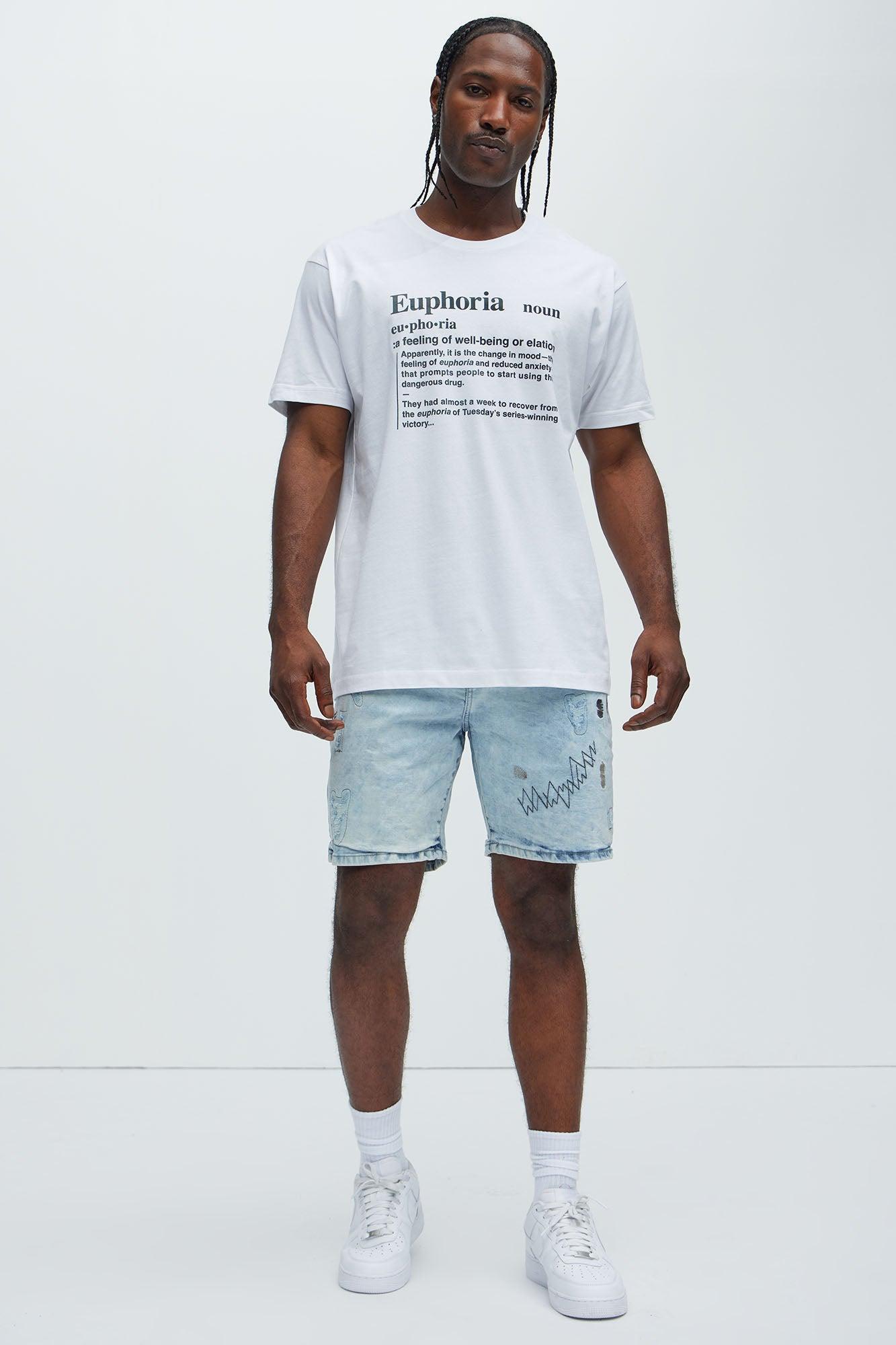 Definition Of Euphoria Short Sleeve Tee - White Product Image