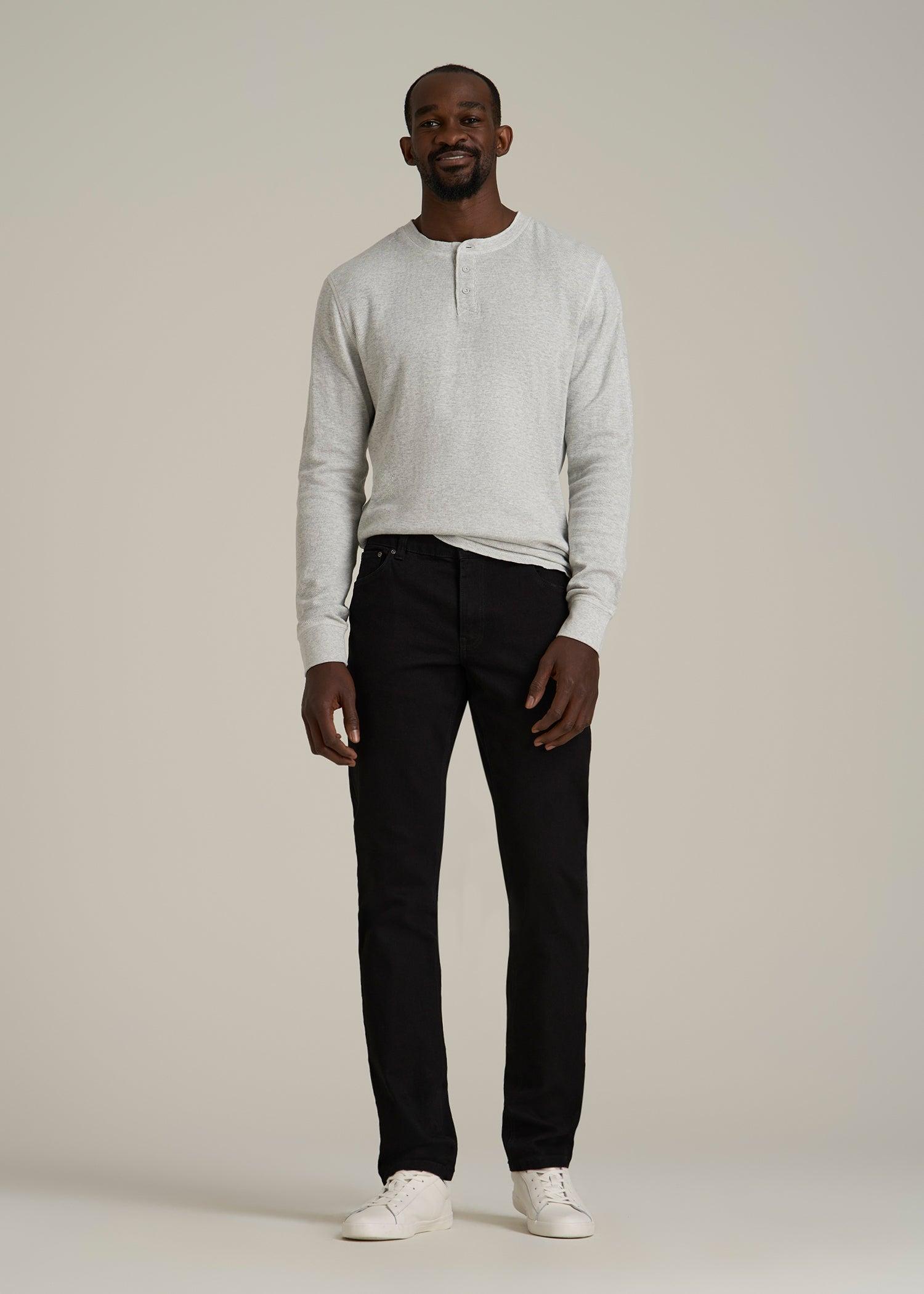 Carman TAPERED Jeans for Tall Men in True Black Male Product Image