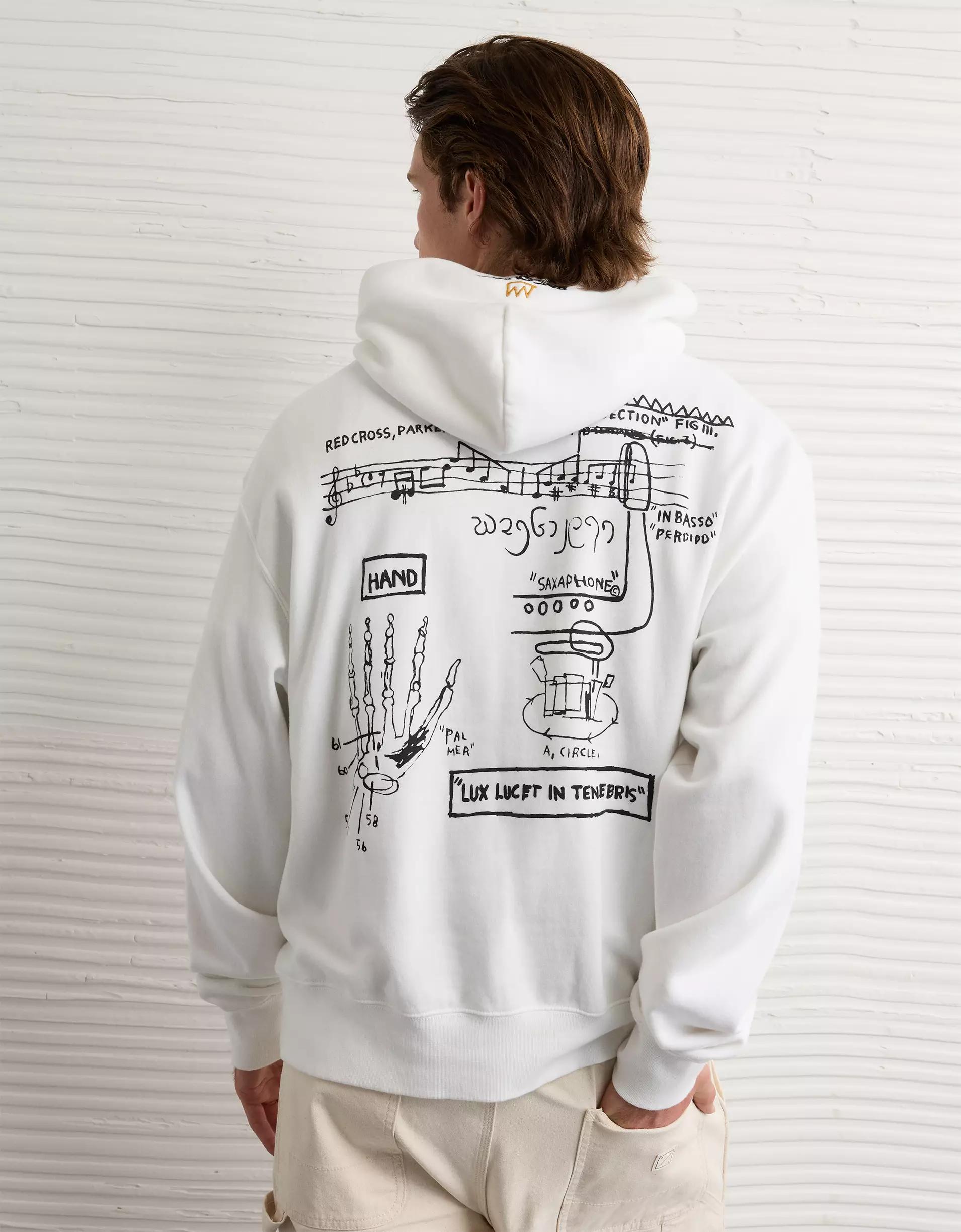 AE Basquiat Graphic Hoodie Product Image