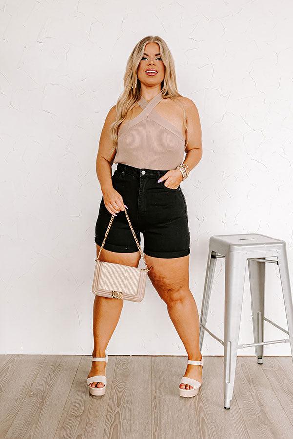 Risen The Lilliana High Waist Shorts Curves Product Image